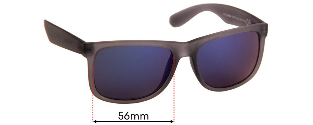 Sunglass Fix Replacement Lenses for Polar Glare PG6012C - 56mm Wide